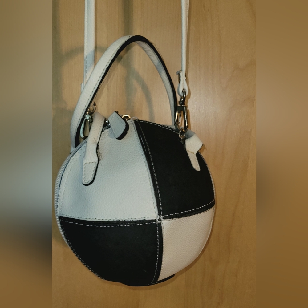 Sondra Roberts Blue and White Mini Bag